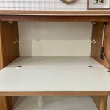 Vintage teak high sideboard