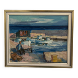 Huile sur toile de Svend Nilsson