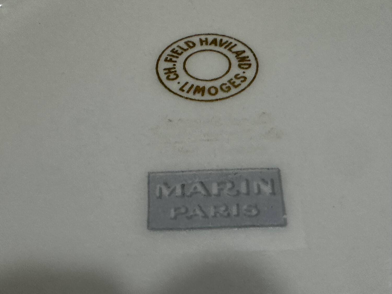 Service 58 pièces Charles Fields Haviland Limoges - Marin Paris