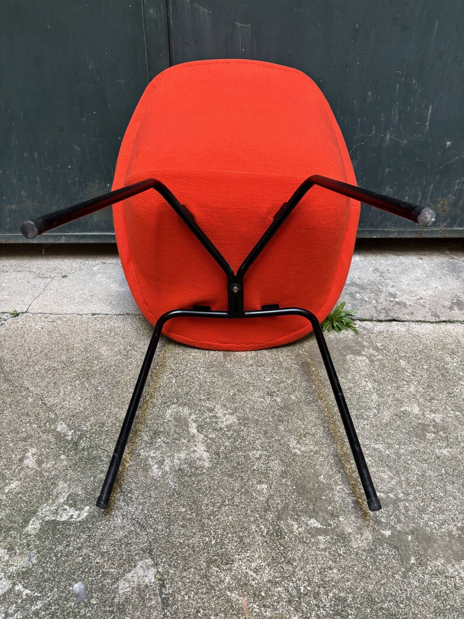 Set of 4 Geniève chairs by Dangles and Christian Defrance 1950