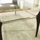 Coffee table Italian design 1960 restored black, chrome and smoked glass
