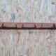 Wooden coat rack