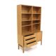 Scandinavian oak bookcase, Marian Grabinski, Möbel-Ikea, Sweden, 1960