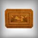 Table de salon en merisier et noyer, style Restauration – fin XIXe