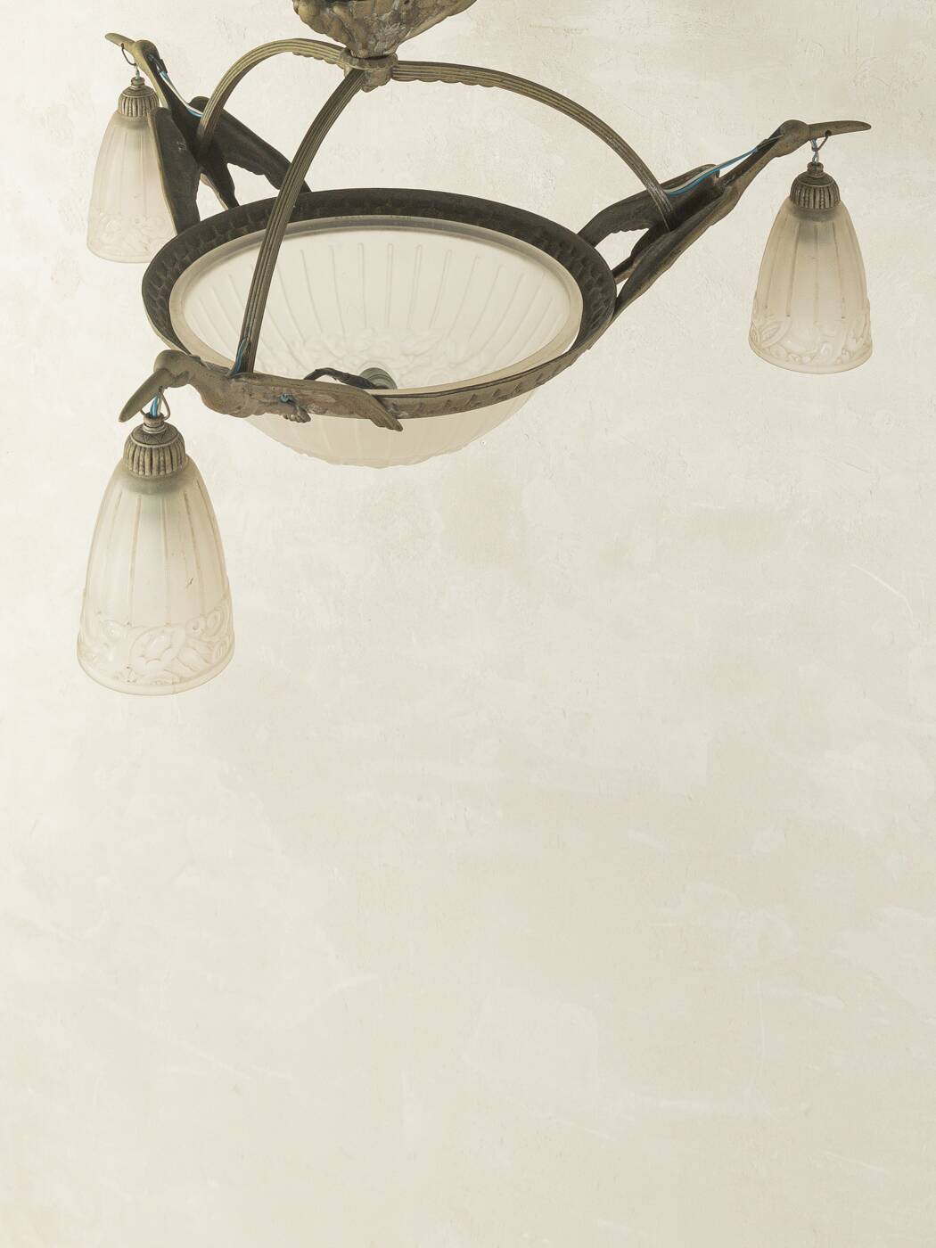 Lumière de plafond Art Déco des années 1920