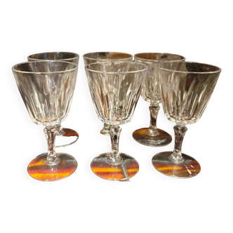 Lot de 6 verres cristal à liqueur