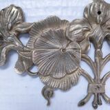 Two bronze ornaments furniture floral decoration early 20th century