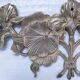 Two bronze ornaments furniture floral decoration early 20th century