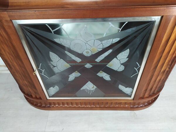 Vitrine argentier art déco, 1930s