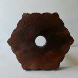 Massive pine tripod stool