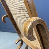 Vintage bentwood rocking chair, 1960s