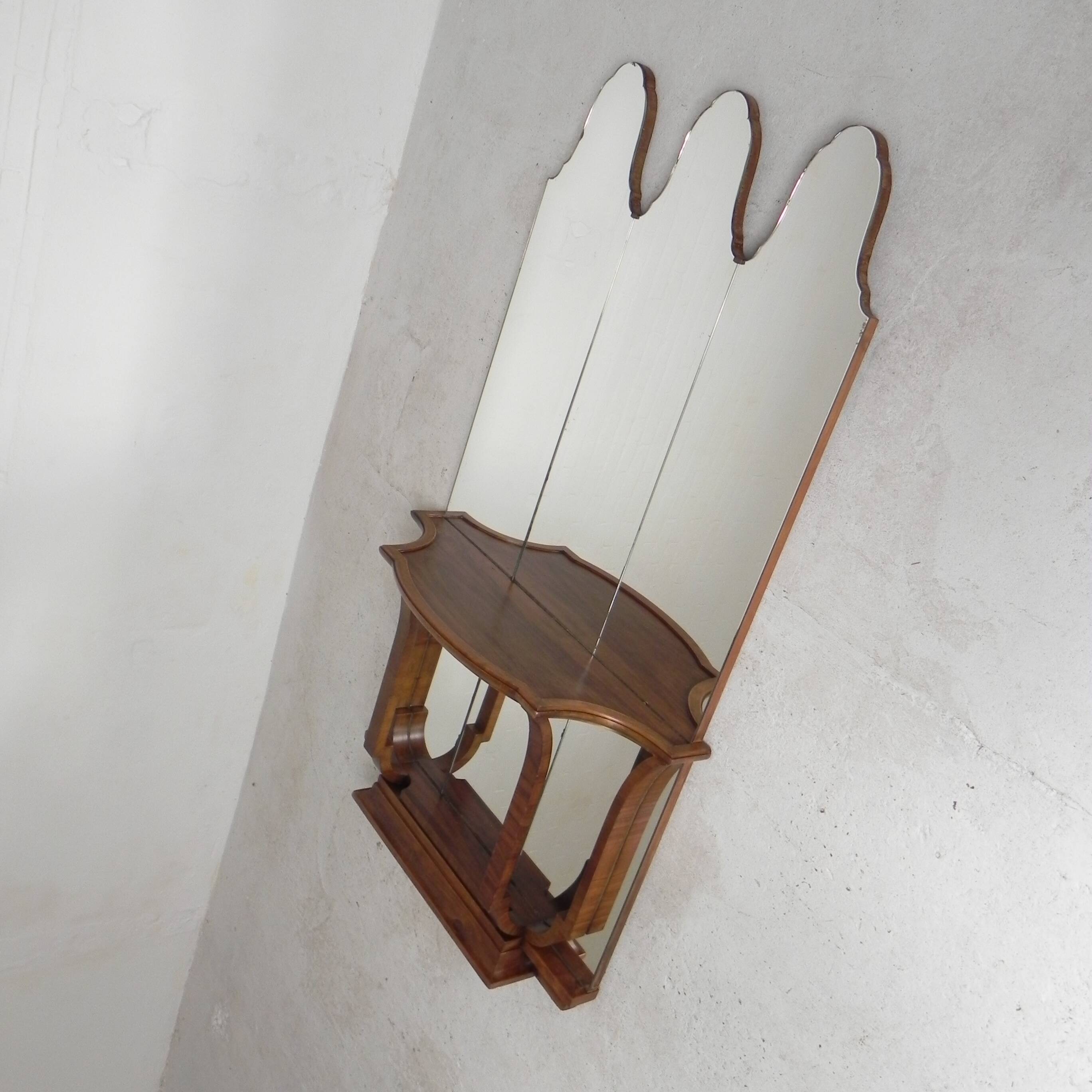 Art Deco mirror, dressing mirror for the hall, 1930s