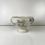 Soupière terre de fer Pexonne "Lucrèce" XIXe, vert