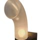 Brass and Pulegoso Glass Wall Lamp attributed to Aldo Nason for Mazzega 1960s