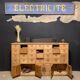 Notary's trade furniture with oak valve