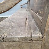 19th-century church pew, 245 cm long