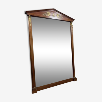 Empire Return from Egypt mirror in mahogany circa 1880-1900