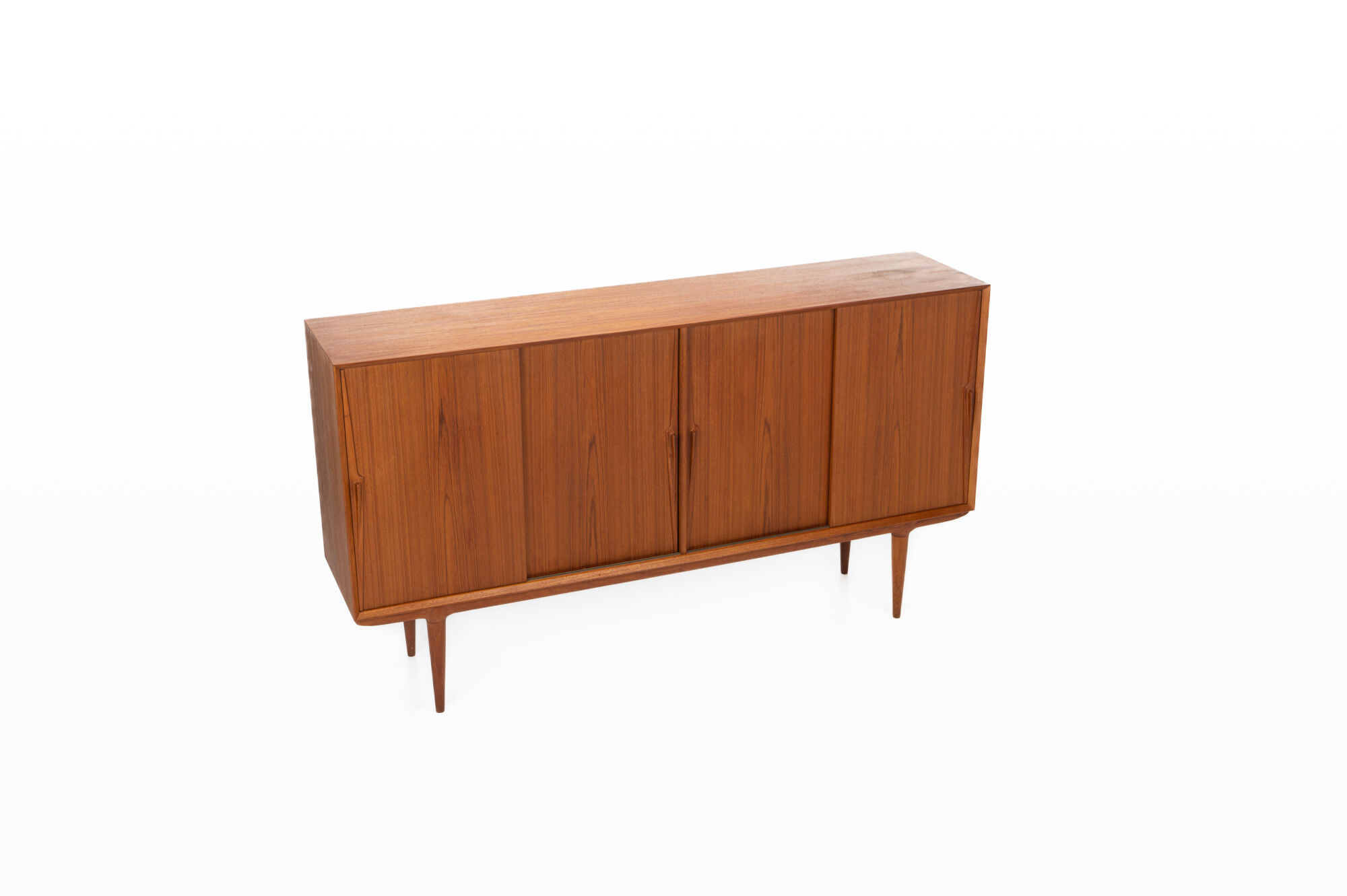 Enfilade modèle 19 en teck, Danemark, années 1960