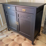 Art-deco period oak commodus