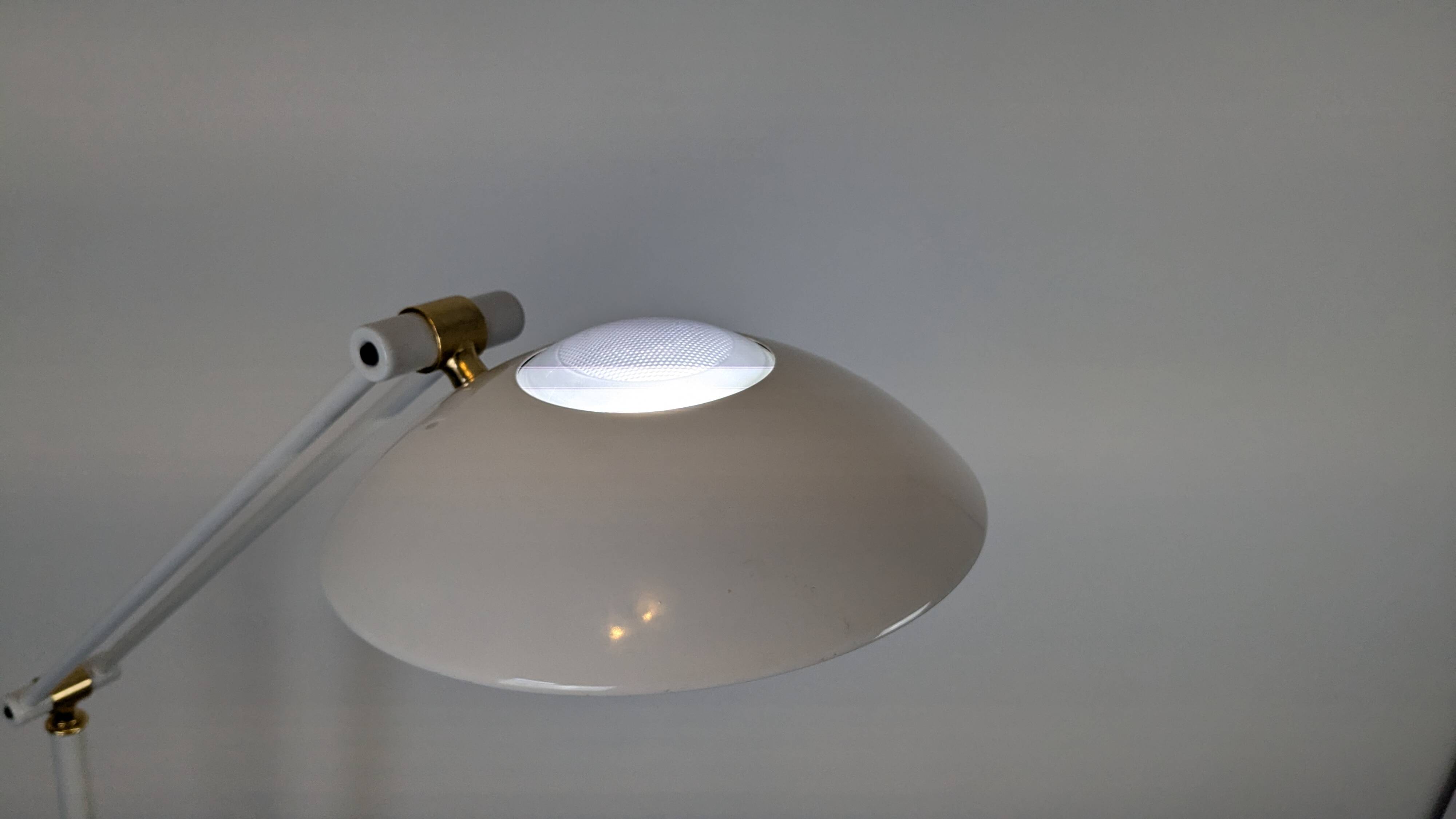 Relco Milano floor lamp – Italian design 1980 in white metal