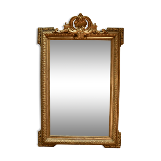 Miroir doré début XIXème 84x130