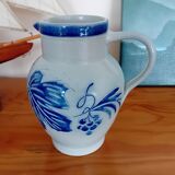 Large pitcher Alsace sandstone signed