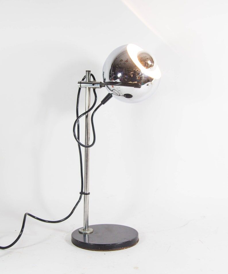 Gepo eyeball lamp fully chrome 60s