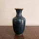 Ancient Baluster Vase Millefleurs Blue Cloisonné Enamel Republic Period