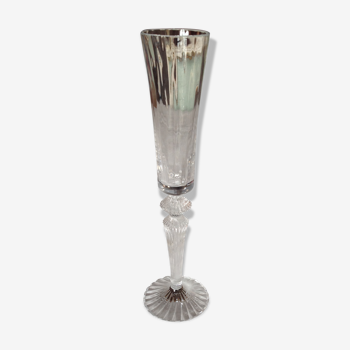Flute in Baccarat crystal, model thousand night flutissimo.