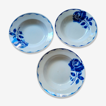 Lot de 3 assiettes creuses Daisy de Céranord