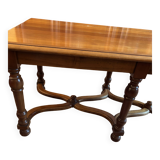 Rustic Solid Wood Coffee Table - Turned Legs - Traditional Style