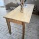 Table de ferme en pin et chêne
