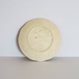 Assiette motif fraise en relief