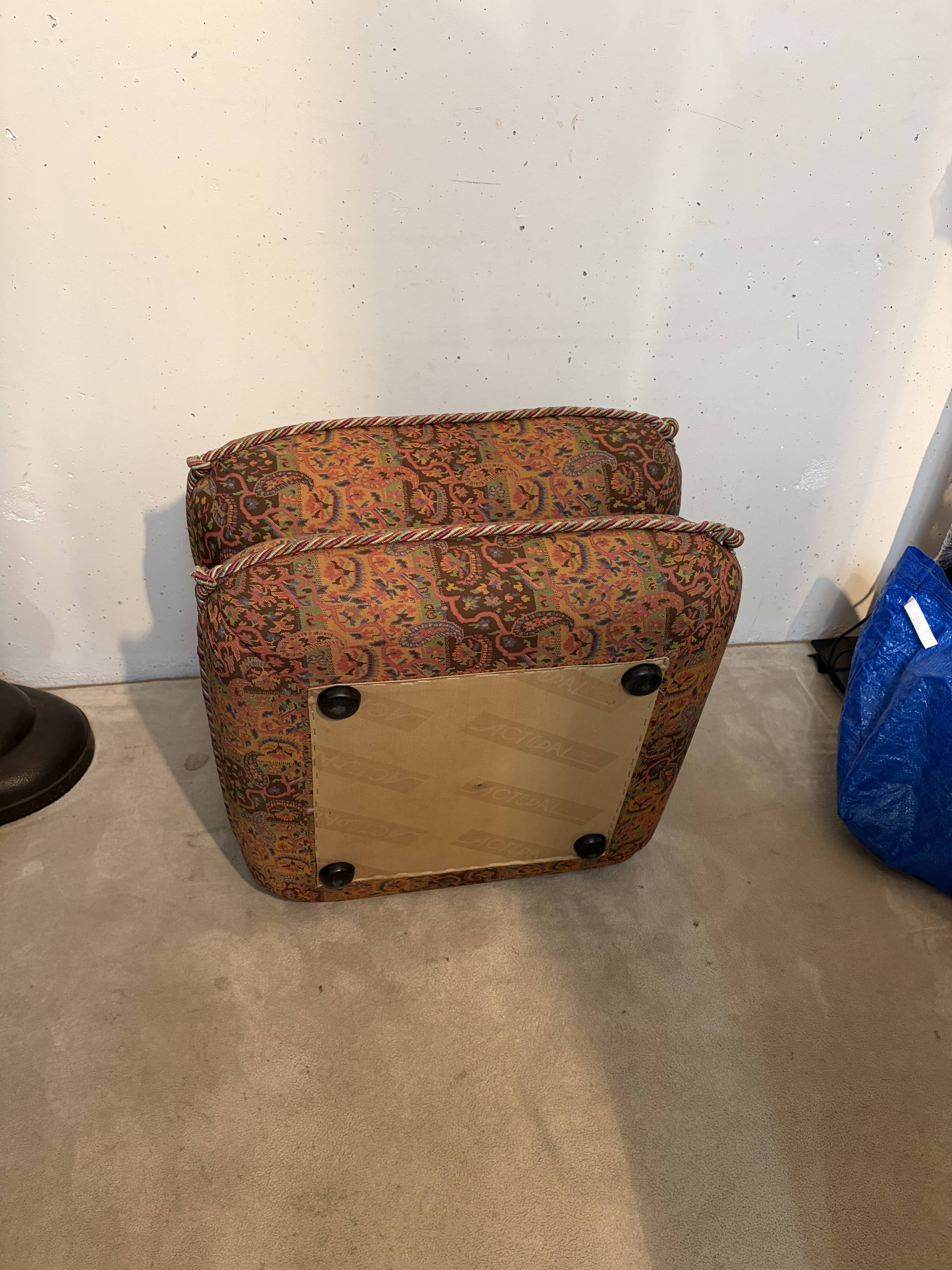 Pouf Jacques Charpentier, Maison Jansen 1970