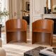 Pair of KANU 296 armchairs – Konstantin Grcic for Cassina – Walnut