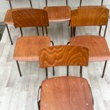 Set of 6 vintage Dutch Marko chairs