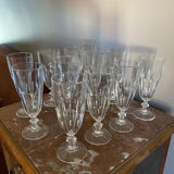 12 flûtes à champagne cristal