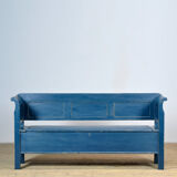 Antique pine drop-top bench, 1900s