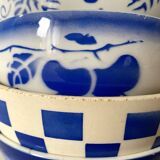 Old Badonviller checkerboard bowl