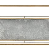 Bronze and gilded brass coffee table by Maison Jansen