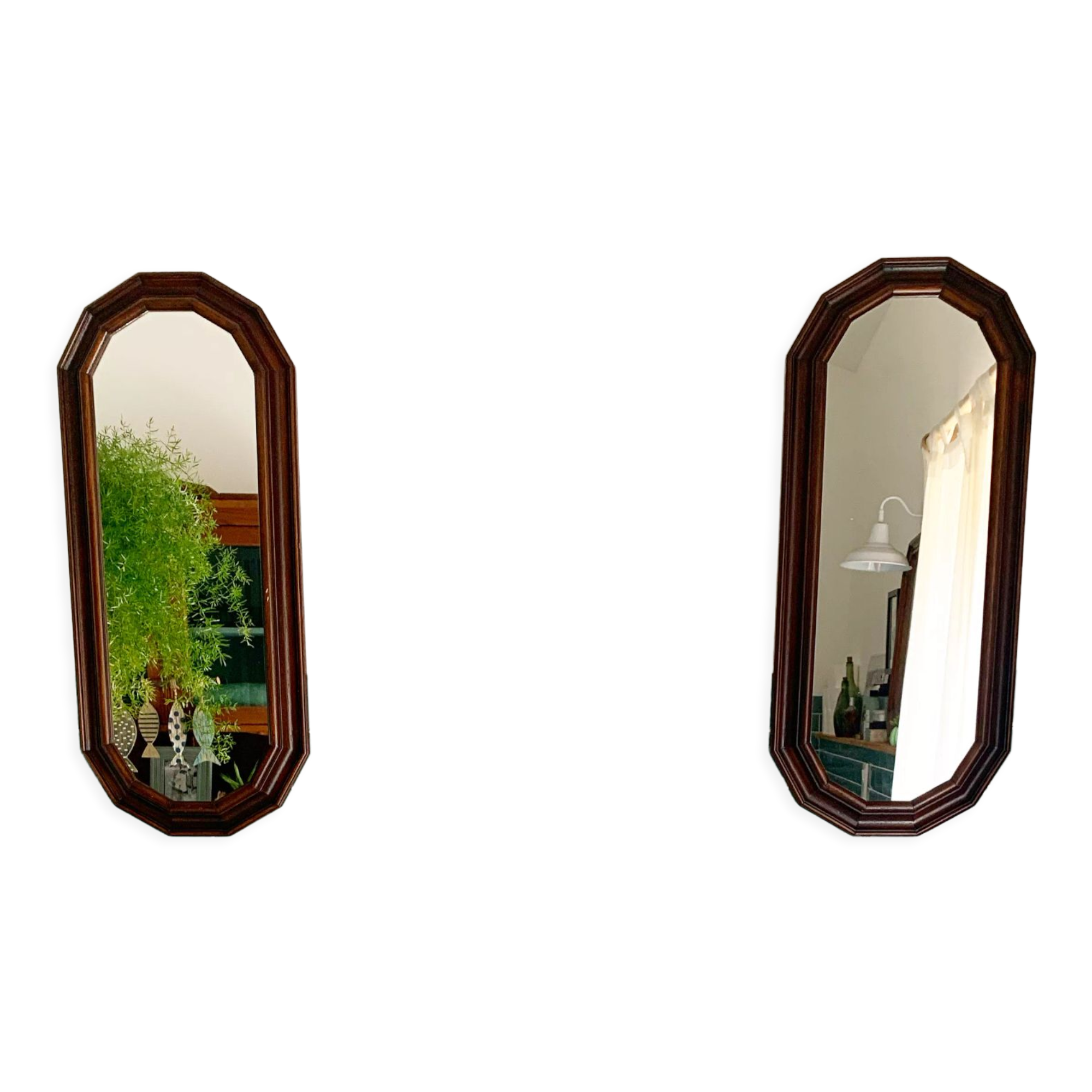 Pair of art deco mirrors