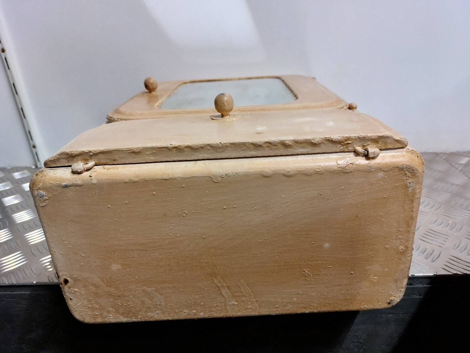 Old vintage mirror medicine cabinet