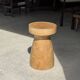 Stool, side table, end table in natural solid mango wood.