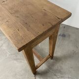 Solid oak work table console 220cm