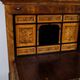 Secretary - Hand polished birch & intarsia - 2 drawers - 1840s