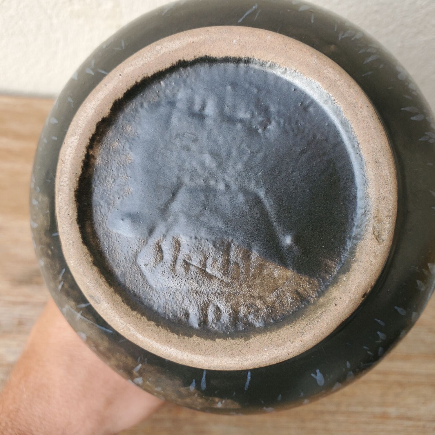 Vintage ceramic vase Strehla