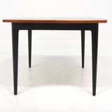 Scandinavian mahogany dining table, Sweden, 1950s