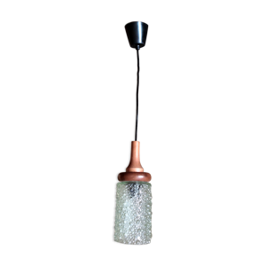 suspension verre bullé