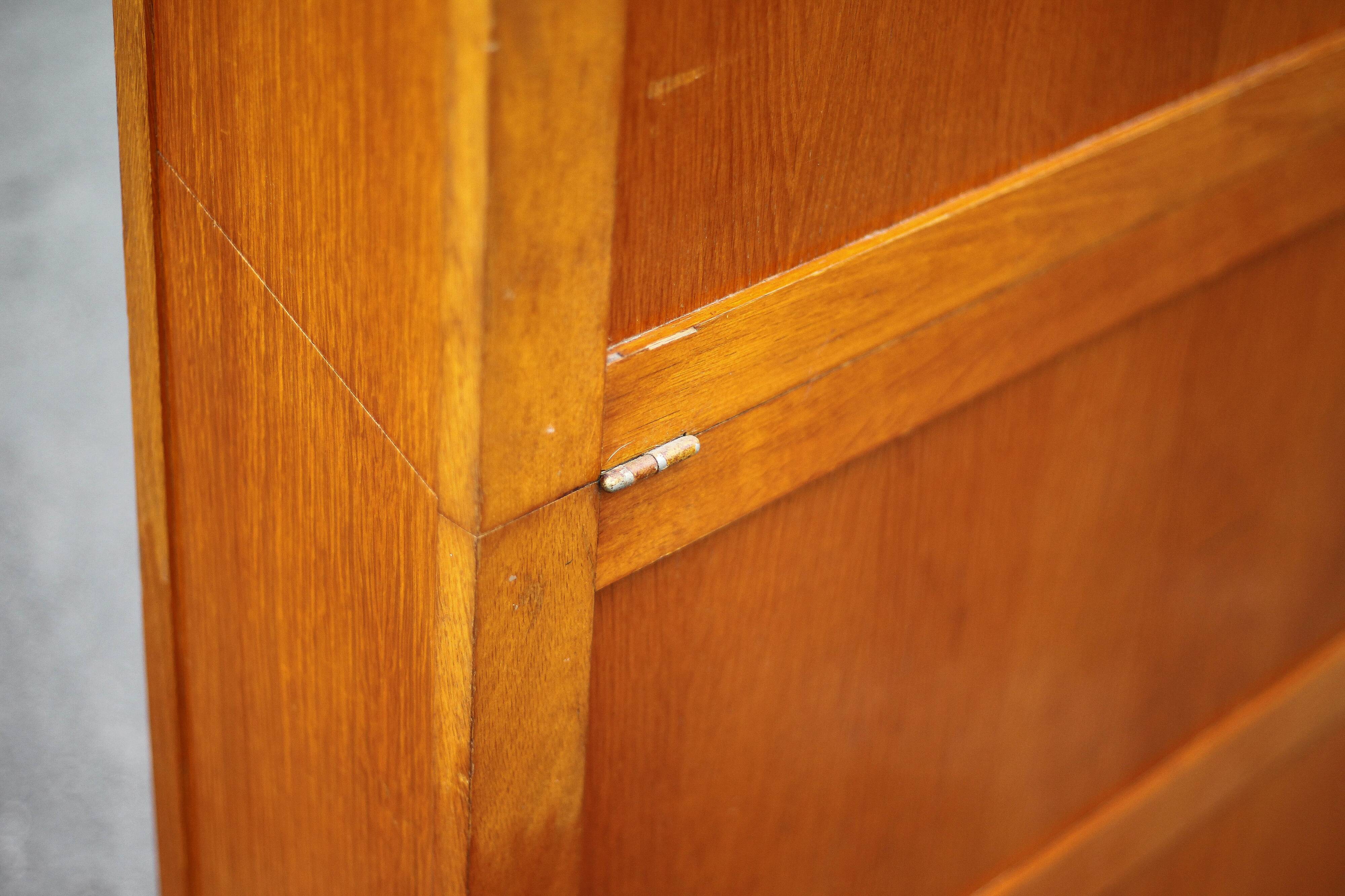 Storage furniture, school furniture, wooden furniture, vintage furniture from the 60s, interior decoration