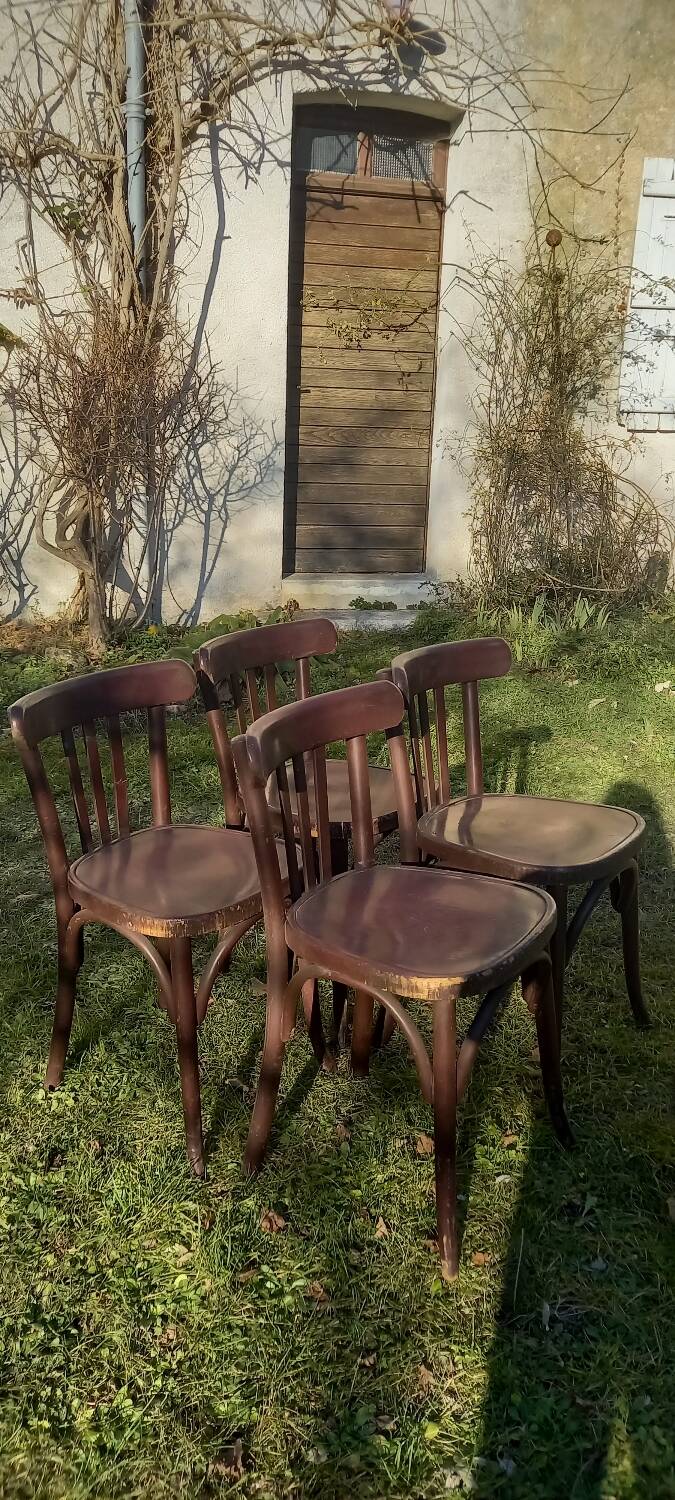 4 chaises bistrot